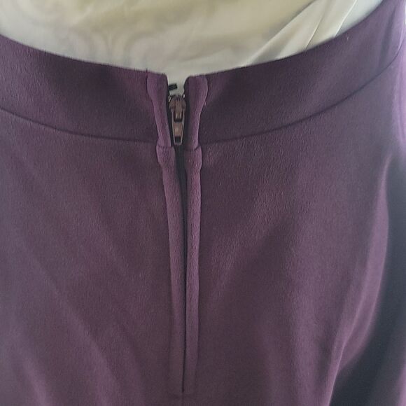 CITY Studio Purple Bow Spaghetti Strap Short Party Prom Dress - Picture 9 of 10